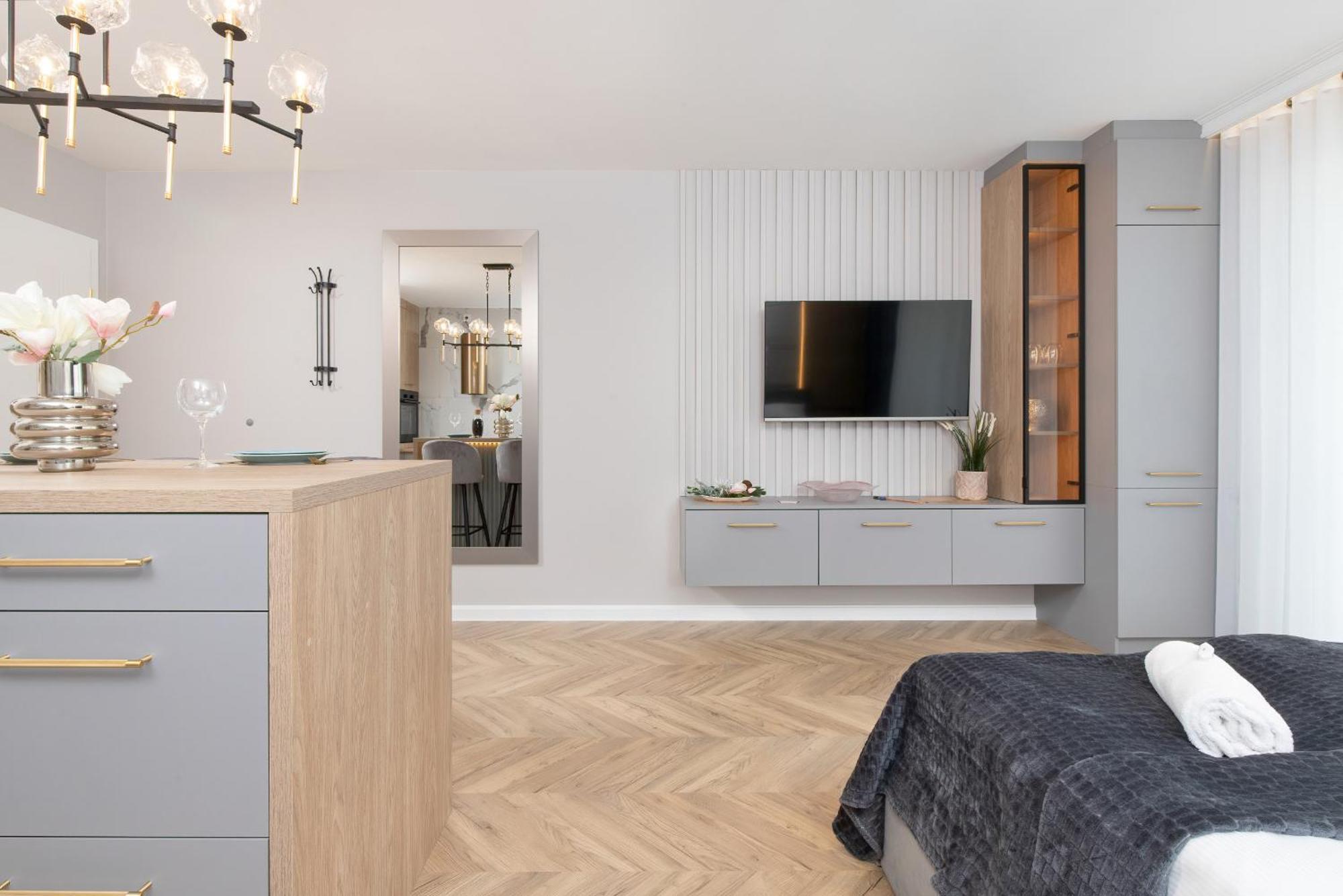 Elegant Studio For 2 People In Gdansk By Noclegi Renters Luaran gambar