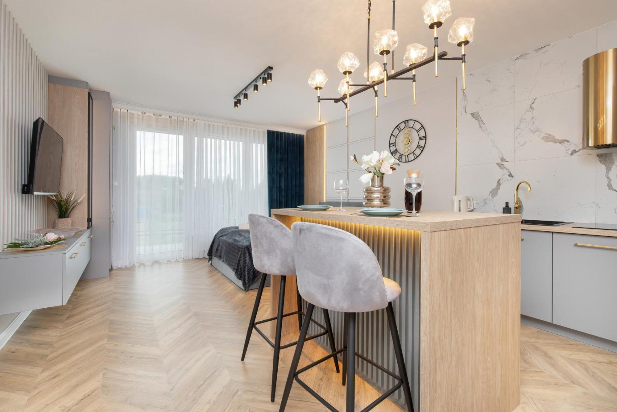Elegant Studio For 2 People In Gdansk By Noclegi Renters Luaran gambar
